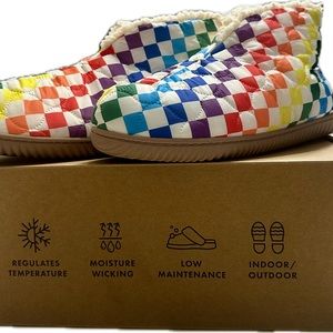 Dearfoams Men’s Booties with Rubber Sole NWOT